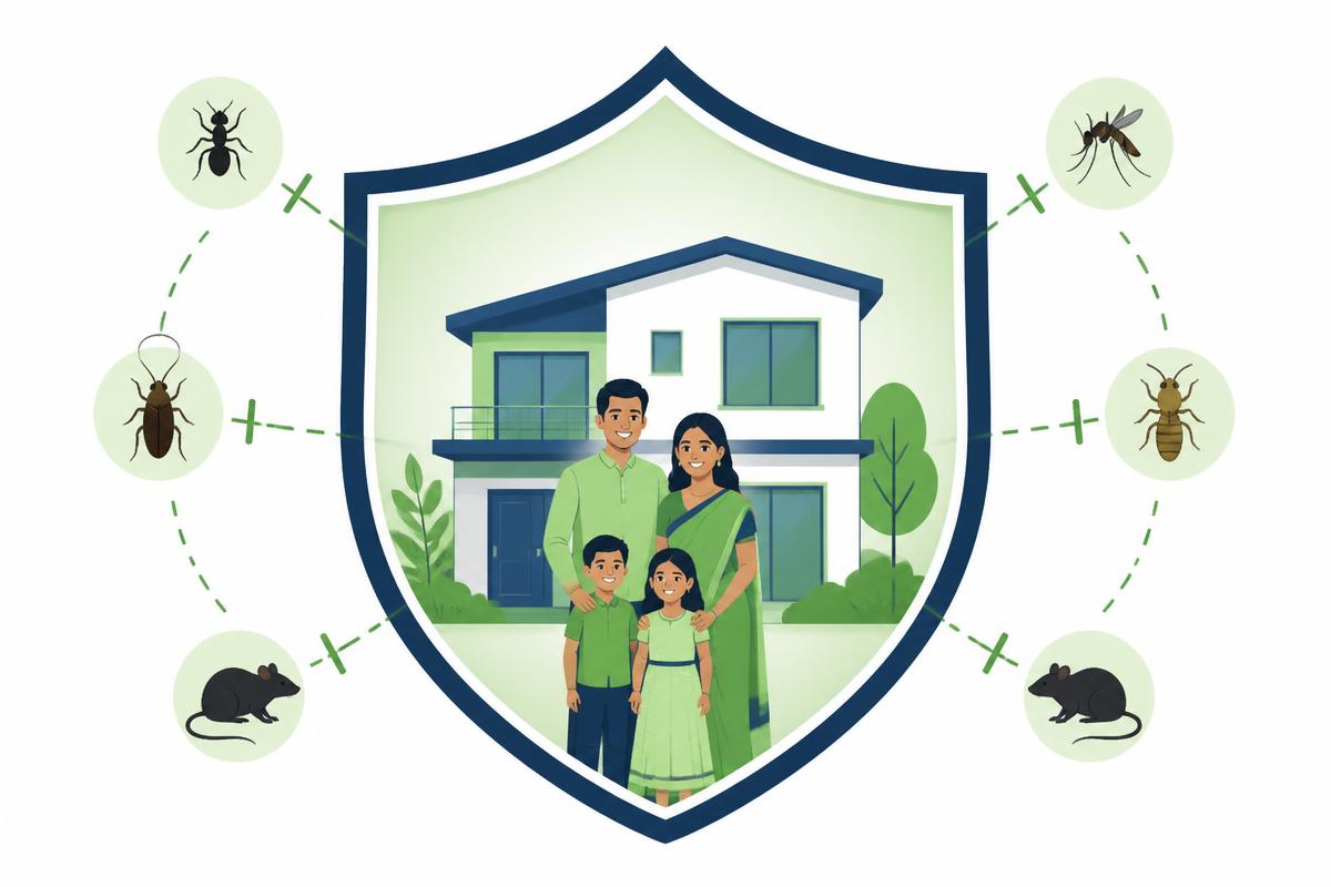Home protected from cockroaches, termites, rodents and mosquitoes by Asian Pest Control